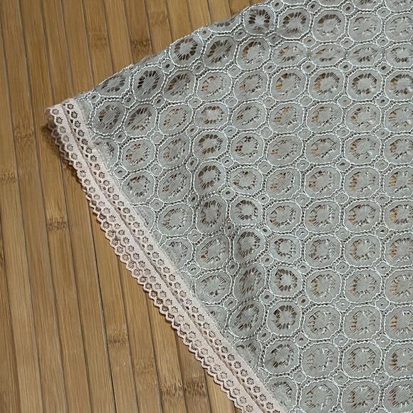 Beautiful Feminine Beige Lace Dress Overlay - Picture 4 of 5